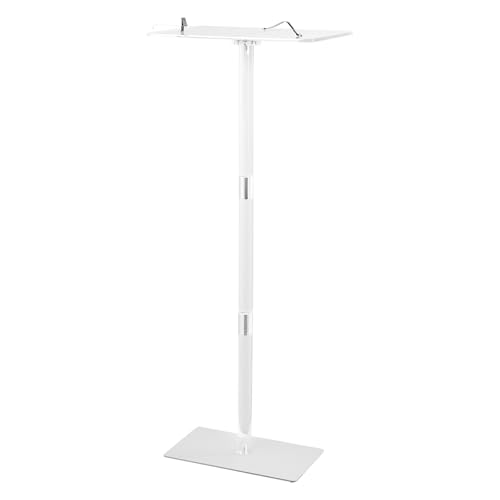 VEVOR 연단 스탠드, 104.1cm(41인치) 아크릴 성서, 넓은 독서 표면이 있는 휴대용 노트북 책상, 책 클립, 조절 가능한 각도, 플로어 스탠딩, 교실, 결혼식, 회의, 강의 및 콘서트용 - style: 아크릴 성서 109.2cm(43인치)