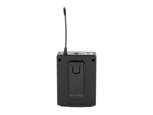 Monoprice UHF Dual Lavalier Wireless Microphones System - 200-Channel, For Church Services, Business Meetings, or Karaoke Singing - Stage Right Series