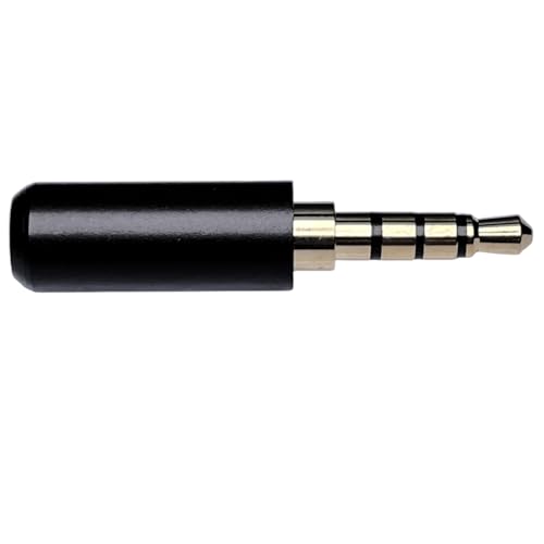 3.5mm TRRS 4-Pole Stereo Male Solder Plug, 10 Pack