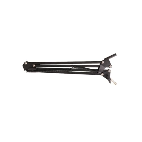 Mic Boom Arm, 98cm Telescopic Arm Cclamp Desk Mount Microphone Stand, Desk Mount Mic Holder with DualPurpose Universal Ball Head Adapter for Podcast Streaming Gaming Studio