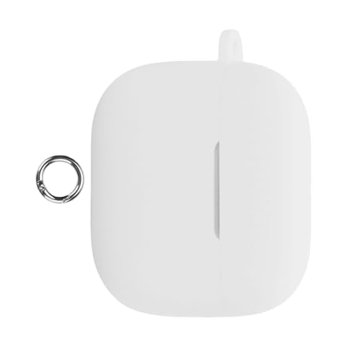 Ultra Thin Silicone Cover Shell Earphone Case Comfortable Touch for Scratch Protector Soft Touch - color: white