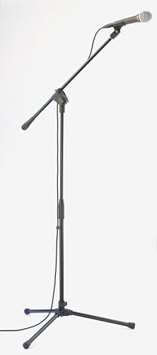 Samson MK10 Lightweight Boom Stand | Steel construction with tripod base and adjustable height for recording, performances and storage