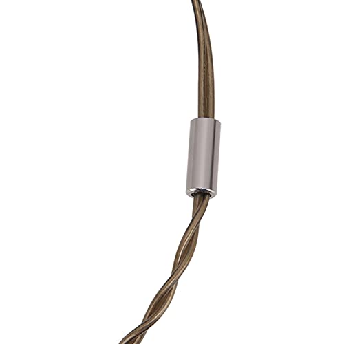 Earphone Upgraded Cable Replacement, MMCX to 3.5mm Silver Plated Copper Core Headphone Cable, for IE300 IE600 IE900 SE215 SE846
