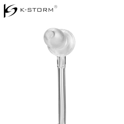 Replacement Silicone Mushroom Earbud Nipple EarTips for Acoustic Tube Earpieces (Small) - size: Small
