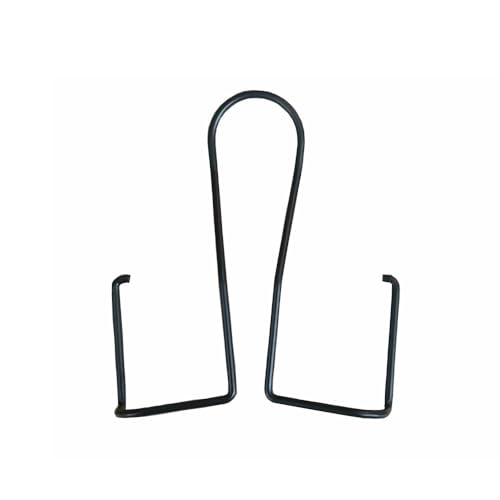 Replacement Metal Beltpack Clip Clamp for Shure ULXD1 Digital Bodypack Transmitter, Black, 2 Pack