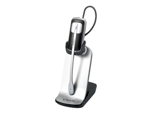 VTech IS6200 DECT 6.0 Accessory Cordless Headset (Silver/Black) – Hands-Free Expansion for Compatible AT&T Cordless Phones