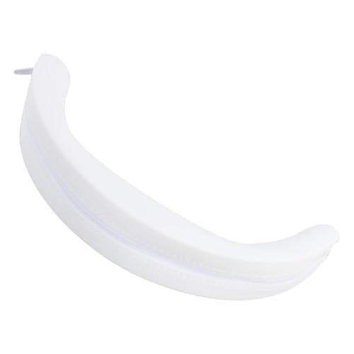 Tangxi Headband Cover Compatible with INZONE H7 H9 Gaming Headsets, Replacement Headphone Headband Cushion Pad Cover, Silicone Headband Protector with Zipper (White) - color: White