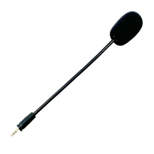 Replacement Game Microphone for PDP Afterglow AG6, for Turtle Beach Ear Force XO Three Four Stealth Recon 150 50 50X 50P 60P Gaming Headsets Noise Cancelling Crystal-Clear Sound Mic Boom, 3.5mm