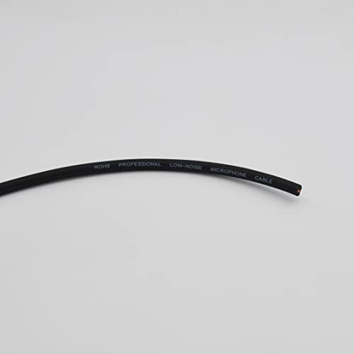 XLR Cable 1ft XLR Male to Female Black Balanced Microphone Cable - 2 Pack - size: 1