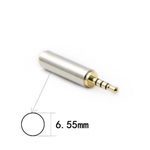 3.5mm Female to 2.5mm Male Audio Adapter Converter Headphone 2.5mm to 3.5mm 3 Ring Jack Stereo or Mono 2 Pack - color: 2 Pack Audio Adapter