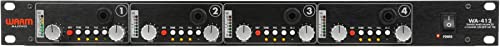 Warm Audio WA-412 4 Channel Microphone Preamp and Instrument DI, Black
