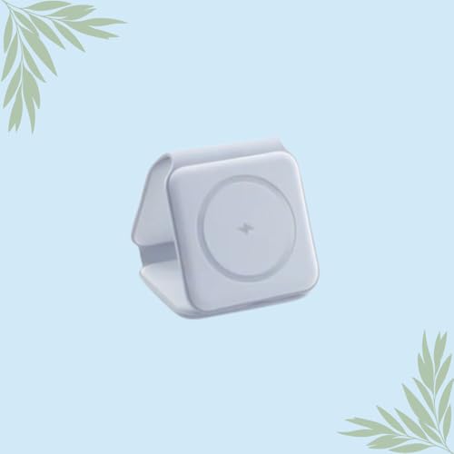 3-in-1 Foldable Magnetic Wireless Charger for iPhone, Apple Watch & AirPods – Fast Charging Station, Travel-Friendly, Compact Design, USB-C Powered