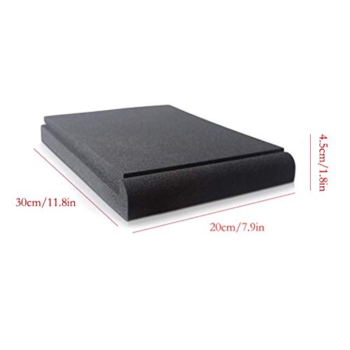 Speaker Isolation Pads,High Density Shockproof Foam Risers,2Pcs Studio Monitor Isolation Pads High Density Acoustic Foam