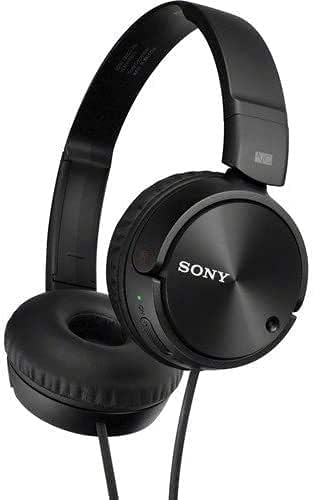 Sony ZX110NC Noise Cancelling Headphones - International Version (No Warranty) | International Version, 80 hours of battery life
