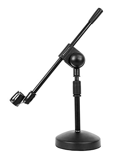 Rockville RCM01 Gaming Mic with RDMS70 Boom Stand and PRO-M50 Headphones | 25mm Cardioid, XLR and 3.5mm Cables, 48V Phantom Power, Shock Mount, Detachable Coil Cable, Headphone Case, Twitch, 3-Items