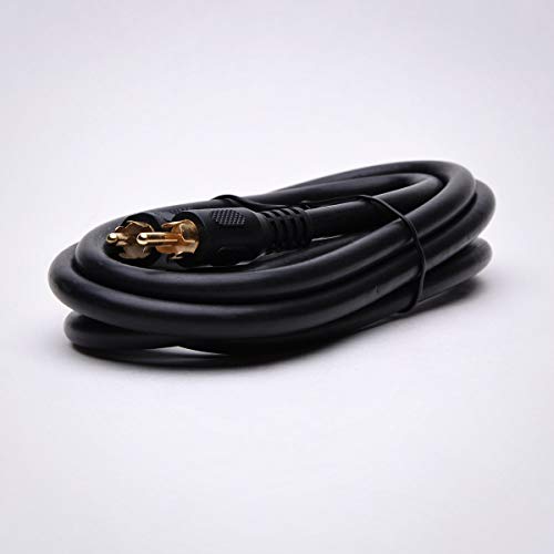 FireFold Digital Coaxial Subwoofer Cable - Mono RCA - 6ft - 24k Gold Plated Connector - for Compatible HDTVs, DVRs, Cable/Satellite Boxes, Blu-Ray/DVD Players, Game Consoles, subwoofer Speakers