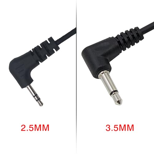 1 Pin 2.5MM Walkie Talkie Earpiece with Mic, G Shape Ear Piece for Police Radios Law Enforcement Compatible with Motorola MH230R MH230TPR MR350R MS350R (2 Pack) - color: 2 PACK