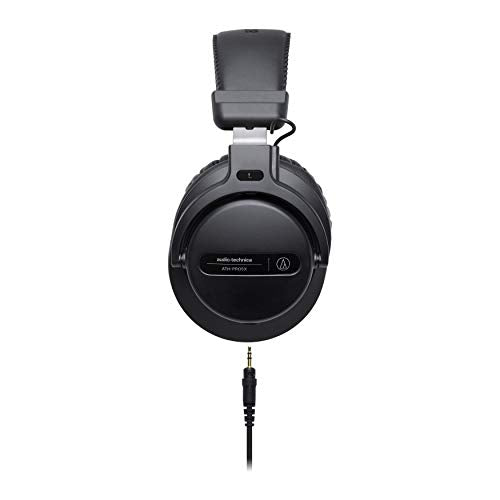 Audio-Technica ATH-PRO5XBK Professional Over-Ear Closed-Back Dynamic DJ Monitor Headphones, Black | DJ Monitor Headphones, Black - color: Black