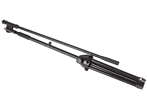 Stagg Tripod Boom Microphone Stand with Folding Legs - Black - size: 103 to 166 cm, style: Boom Stand