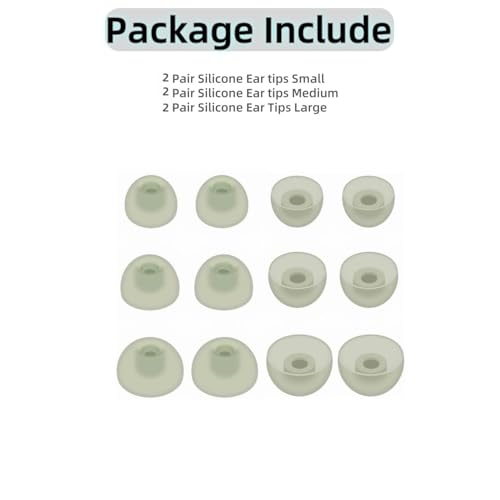 Galaxy Buds 2 Ear Tips Ultra Comfort Noise Cancelling Replacement - color: Green