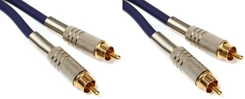 HOSA DRA-501 RCA to RCA S/PDIF Coax Cable, 1 Meter (Pack of 2) - size: 0 (Pack of 2)
