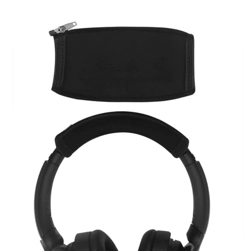 WH1000XM4 Replacement Headband Cover Flexible Cloth Zipper Cushion Top Pad Protector Repair Parts Compatible for Sony WH-1000XM2 WH-1000XM3 WH-1000XM4 Wireless Noise Canceling Headphones (Black)