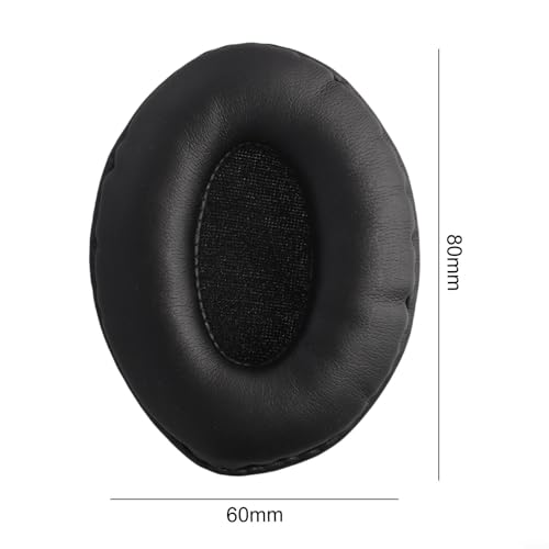Ov-al Headphone Ear Pads Re-placement Sponge Leather Cushions for Enhanced Comfort and Durability, Soft Protein Leather U-pgrade Accessories Compatible with Various Headphone Models,(85 * 105) - color: 85*105