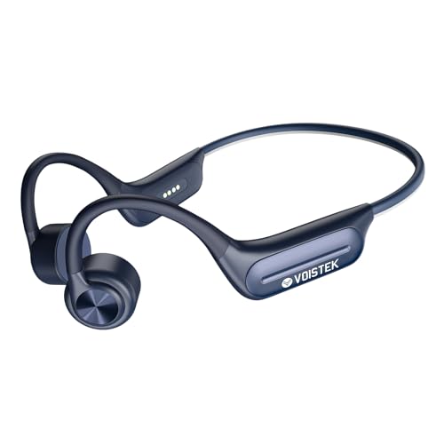 Voistek Bone Conduction Headphones with 32GB MP3 Player, IP68 Waterproof | Open-ear waterproof bone conduction headphones with 32GB MP3 player for running, cycling, swimming and phone-free workouts