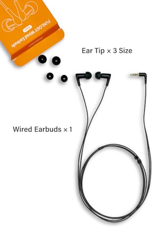 FUNLOGY Wired Earbuds (3.5 mm, Black) - color: Black