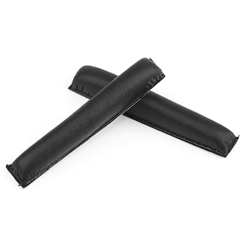 Replacement Ear Pads and Headband Cushion for Sennheiser PX80/PX100/PX100II/PX200/PX200II/PXC300/PMX200/PXC150/PXC250/PXC250II, Protein Leather and Memory Foam Headphone Pads Replacement(Black)