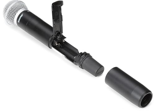 Shure SLXD24+ Wireless System with Beta58A Capsule - G57 Band | Vocal system with SLXD4+ receiver and SLXD2+ handheld; Bluetooth monitoring and feedback reduction for live use - style: Beta 58A Capsule