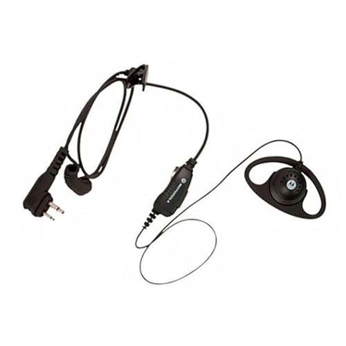 Motorola HKLN4599 Original D-Style Earpiece with In-Line Microphone and PTT, 3.5mm Audio Jack - color: HKLN4599B