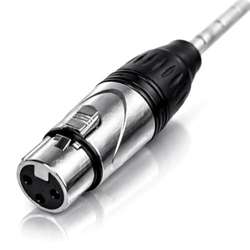 Seismic Audio SARLX-6x6 6-Channel XLR Snake Cable, 6 ft, 6X Female to 6X Male, Color Coded & Numbered, Shielded 22 AWG Copper
