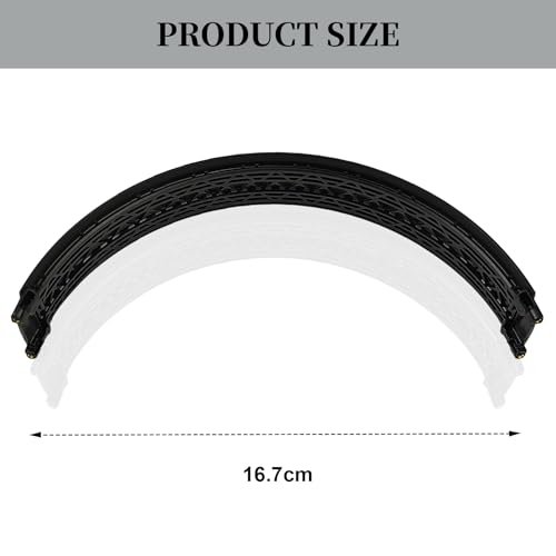 Replacement Studio Pro Headband Top Head Band Repair Parts Accessories Arch Band Compatible with Beats Studio Pro 2023(Model A2924) Headphones (Black) - color: Black