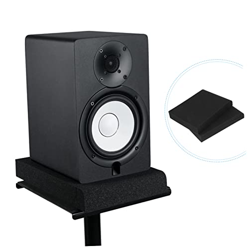 Toyvian 6pcs Speaker Isolation Pads High Density Foam Cushions for Stable Sound Support for Small Speakers and Studio Monitors