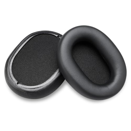 AHG Accessory House Global Premium Replacement Ear Pads Compatible with Sony WH-CH720N / WH-CH710N Headphones Premium Protein Leather Ear Cushions, Easy DIY Fit, Soft High-Density Foam (Black) - color: Black