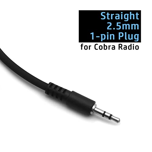 2X G-Style Clip Earpiece Headset Mic PTT for Cobra microTalk Radio | ACXT145 ACXT345 ACXT545 ACXT645 CX112 CXT345 CXT385 CXT395 CXT565 CXT645 CXT1045 CXY900 PR270 PX655 PX880 RX380 RX385 RX680 - style: G-Style