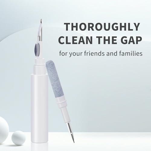 Earbud Cleaning Kit: Crystal Clear Audio Made Easy with Soft Brushes & Precision Picks for Wax, Dirt & Dust in Sound Ports and Case Crevices