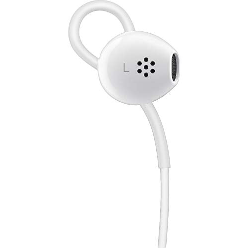 Google Earbuds Wired Headset USB-C, Comfortable Fit, Inline Controls, Compatible with Type-C Phones - White - style: Open Box