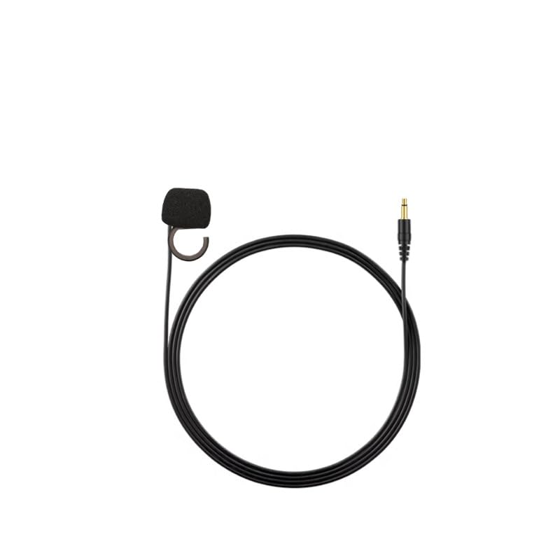 Harmonica Microphone 3.5mm Ring Clip Finger Holder Flute Microphone Wired Wind Instrument Mic for Blues Harmonica Mouth Organ C Flute Zelda Ocarina Soprano Recorder Portable Voice Amplifier