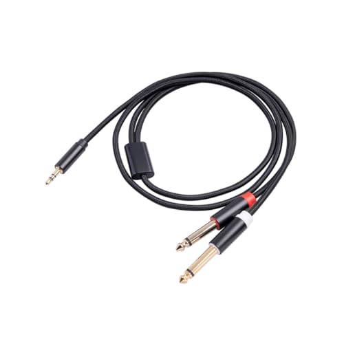 LABRIMP 3.5mm to Dual 1/4 Inch Stereo Audio Cable for Live Sound