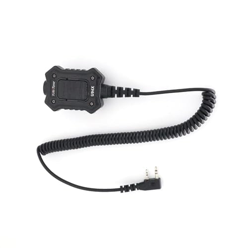 U94X PTT Tactical Civilian Version Adapter Mobile 2 Pin 7.0mm Plug Push to Talk for Kenwood TYT Baofeng UV82 UV5R UV6R BF888S Walkie Talkie