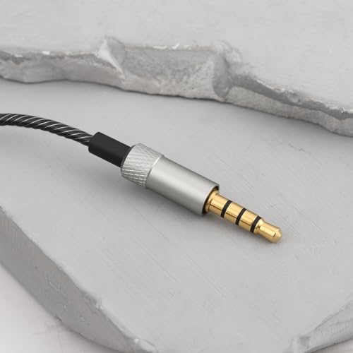 3.5mm Audio Cable with Mic Volume Control Compatible with Shure SE215/SE425/SE535/SE846/UE900 Compatible with MMCX Most Socket Headphones