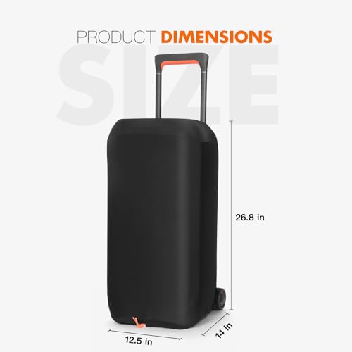 Dust Cover for JBL PartyBox 320 Speaker - Breathable & Washable Lycra Fabric Protector with Drawstring Closure, Scratch & Dust Resistant Cover (Fits for JBL PartyBox 320)