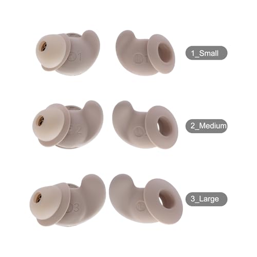 Klowcok Replacement Ear Wings for Soundcore Sleep A20 Earbuds, Medium | Not for Sleep A30, Anti Slip Silicone Ear Covers, 3 Pairs - size: Medium