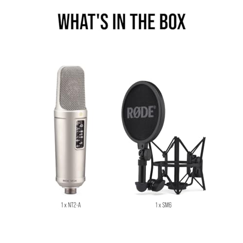 Rode NT2-A Studio Solution Microphone, Silver, Wired, Singing