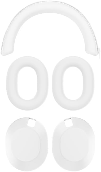 Siliocne Cover for Sony WH 1000XM6 Case Protector Headphone Case, WH 1000XM6 Accesories (White-1) - color: White-1