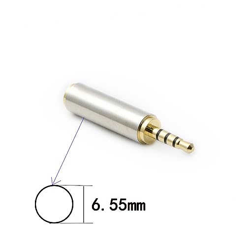 3.5mm Female to 2.5mm Male Audio Adapter Converter Headphone 2.5mm to 3.5mm 3 Ring Jack Stereo or Mono 4 Pack - color: 4 Pack Audio Adapter