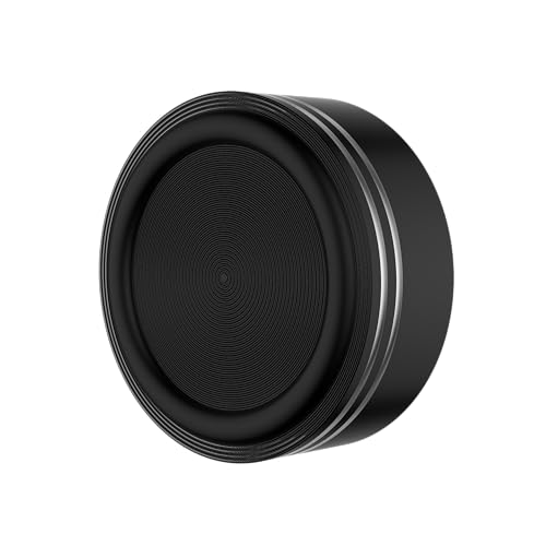 Audiocrast HiFi Speaker Spikes Isolation Stand Feet Pads Aluminum 39x17mm Black Speaker Shock Absorber Vibration Dampener Floor Protector Resonance Reducer for Audio Subwoofer CD DVD Amplifier DAC