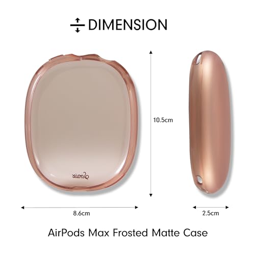 Sonix Protective Case for AirPods Max 2 & 1 | Headphones Cover | Frosted Matte Mauve Coffee - color: Frosted Matte Mauve